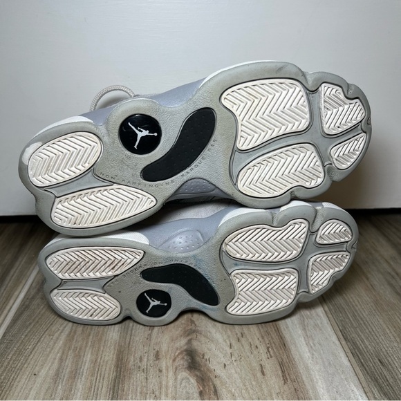 Nike Air Jordan Wolf Grey White Cool Grey Youth Size 2Y Sneakers - Picture 9 of 12